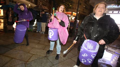 O so�o de Lilith organizou unha concentraci�n polo 8M en Vilagarc�a