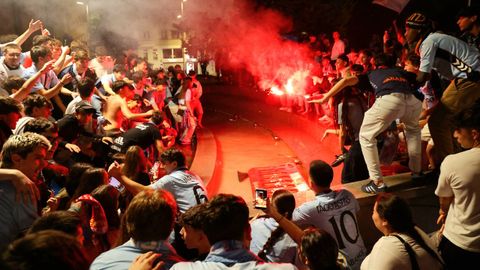 Praza Am�rica fue el �ltimo lugar de celebraci�n de una noche para el recuerdo del celtismo por la und�cima participaci�n continental.