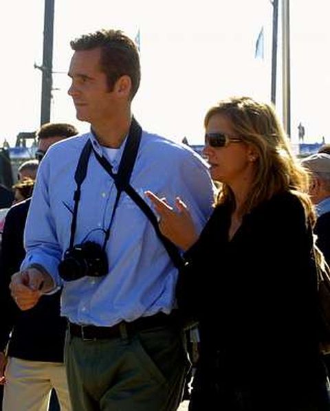 Urdangarin y la infanta Cristina, en Sanxenxo en el 2005.