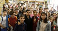 Los escolares descubrieron m�s sobre Manuel Mar�a. 