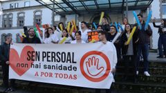 Concentraci�n, este jueves ante el Hospital Provincial, del movimiento A por todas, formado por enfermeras del Sergas 