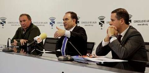 Crespo avanz� los datos de la campa�a junto al edil Antonio Rodr�guez y a Salvador Gonz�lez.