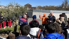 El olivo conmemorativo de la celebraci�n fue plantado en el parque de Covas