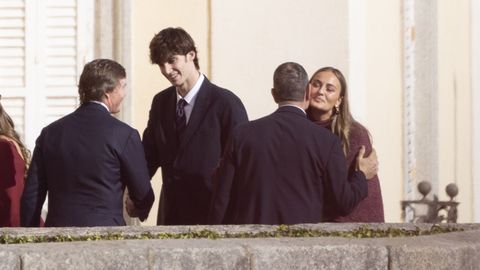 Pablo Urdangar�n y su pareja, Johanna Zott.