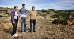 Jos� �ngel Prieto loita contra os elementos e segue os pasos dos seu pais como gandeiro no municipio de Vilardev�s. 