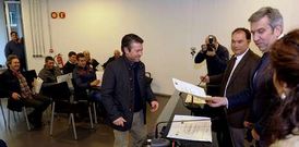 Crespo y Collado participaron en la entrega de diplomas de mejora de competitividad en granjas.