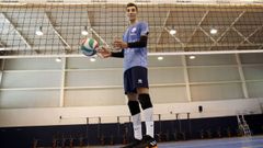 Sebasti�n Giraldo, en su primera etapa en el Rotogal en la temporada 19-20.