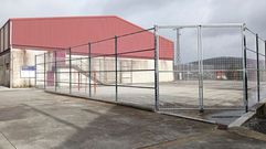 Una de las pistas reparadas