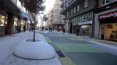El tramo peatonal de Alcalde Marchesi que llega a Cuatro Caminos.