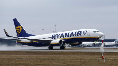 Imagen de archvivo de un Boeing de Ryanair