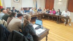 El alcalde de Poio dio a conocer la resoluci�n en el transcurso del pleno municipal