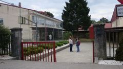 Entrada del instituto Val do Asma, que toma parte en el programa Erasmus Plus desde el 2017