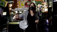 Iria Trillo, encargada del Soho Caf� de A Coru�a