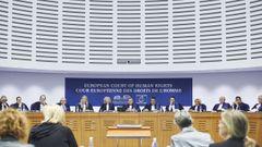 Sala principal del Tribunal Europeo de Derechos Humanos 