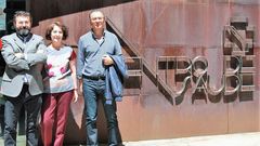 Los nuevos jefes de servicio de atenci�n primaria: Roberto Devesa (Redondela), Rosa Pi�eiro (Casco Vello) y Jos� �ngel Gonz�lez (A Ca�iza).