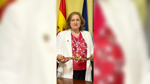 Olga Iglesias, alcaldesa de Triacastela