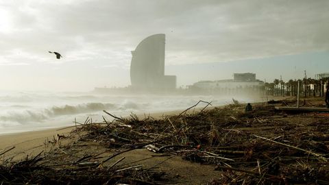 As qued la famosa playa de la Barceloneta, en pleno centro de la Ciudad Condal.