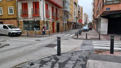 Lugar del atropello producido en la calle Sol