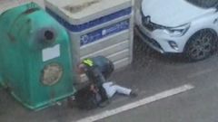 Momento de la detenci�n en O Milladoiro