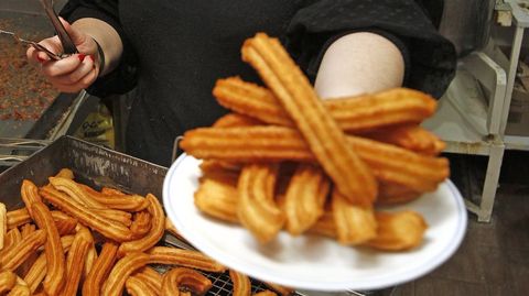 Los churros son un imprescindible de Ao Nuevo