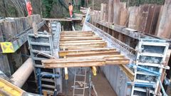 Trabajadores de la construccin en Basilea, donde hay muchos gallegos