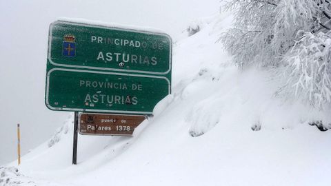 Nieve en Pajares