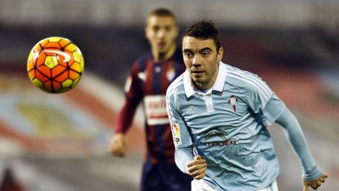 Celta-Eibar (3-2) de Primera el 20 de febrero del 2016.