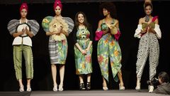 Desfile de los dise�os de los alumnos de Mestre Mateo