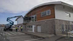 Obras recientes en la lonja camari�ana