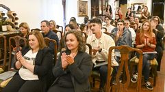 Participantes en la clausura del plan integrado de empleo, en el acto celebrado en Dodro