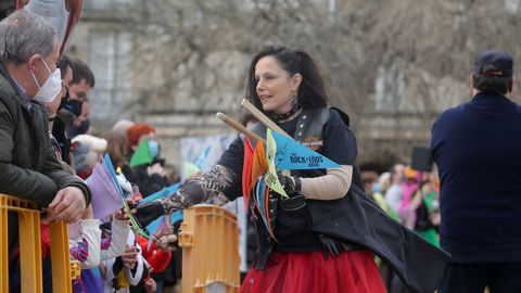 Animacin en el desfile infantil de disfraces