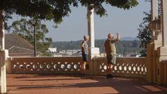 El Parque Rosal�a de Castro es uno de los lugares habilitado por el Concello de Lugo para ver el eclipse