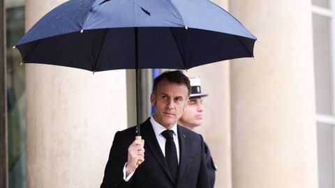 Macron, hace unos d�as