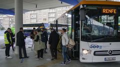 Una imagen de archivo de la estaci�n de autobuses de Ourense