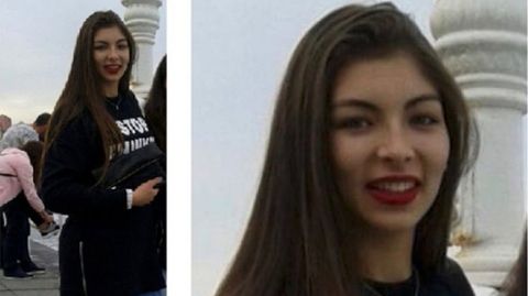 Fotograf�as distribu�das de la menor desaparecida. 