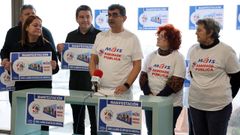 La plataforma hizo un llamamiento a la sociedad para que participe en la manifestaci�n.