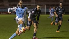 Maceira, en el partido de la primera vuelta con el Compos ante el Noia