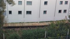 Los trabajos incluyen la renovacin de la pasarela de madera