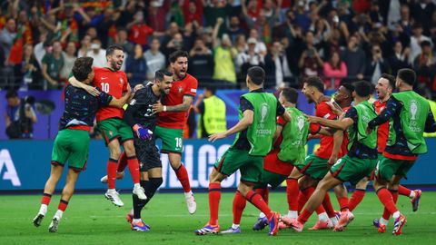 Diogo Costa fue el hroe de los portugueses en la tanda de penaltis.