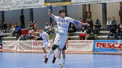 Jugadores del Cisne, en un encuentro de esta temporada