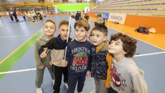 Fiesta infantil en las instalaciones deportivas de O Conco, Dumbr�a