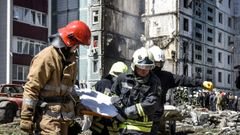 Las im�genes que dejan los bombardeos�que mataron a 19 civiles en Ucrania