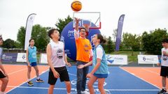 Antonio Leira, diputado de deportes, en un evento de baloncesto