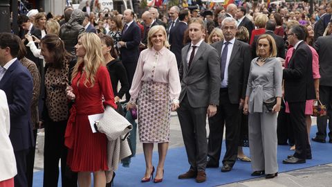 Llegada de los invitados a la ceremonia de los Premios Princesa de Asturias