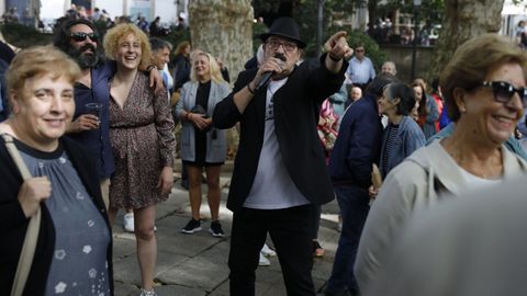 Foto de archivo de las fiestas del Rosario, en la Ciudad Vieja.