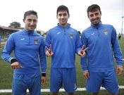 Queijeiro, Mouri�o y Kevin Presa, representan al sentimiento deportivista y celtista en la plantilla. 