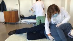 Unidad de rehabilitaci�n poscovid del Hospital de Oza (Chuac) de A Coru�a