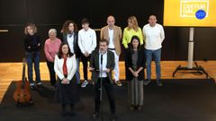 Representantes del gobierno local de Ribeira, encabezados por la alcaldesa Mar�a Sampedro, participaron en la inauguraci�n de las jornadas