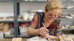 Una de las se�oras que forma parte de este proyecto art�stico