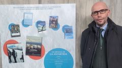 Jos� Ricardo Pardo Gato, en la exposici�n del Muncyt que recoge trabajos suyos